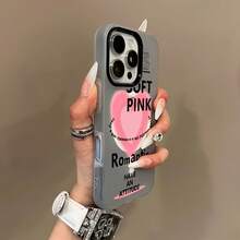 Funda para teléfono - Diseño de corazón rosa con letras, novedad de verano, funda magnética de carga inalámbrica con tacto de gel premium, carcasa resistente a arañazos, unisex, regalo perfecto para familiares y amigos.Adecuado para varios modelos de : 17, 16, 15, 14, 13, 12, 11, Plus, Air, Pro Max. - Blanco - Ver 7