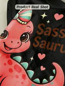 Camiseta de manga corta con cuello redondo suave y casual para mujer de verano |   Saurus Atrevido, Tiranosaurio, Dinosaurio | Tops para salir, Estilo callejero europeo y americano, Casual deportivo, Estilo unisex, Estilo casual urbano, Tops bonitos, Generación Z, Curvas, Ropa Y2K, Camisetas divertidas, Tops de mujer, Conjuntos de vacaciones para mujer, Top lindo, Camiseta gráfica, Conjuntos de primavera, Camisetas holgadas, Ropa urbana retro, Estilo de los 90, Estilo de los 2000, Subcultura, Top negro, Tops blancos, Conjunto de fiesta de los 90. - Negro - Ver 3