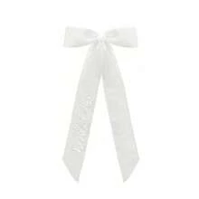 2pcs/Set Tali Bahu dan Aksesori Rambut untuk Pesta Pernikahan, Pita Bordir Emas Satin Putih, Hadiah untuk Pesta Pernikahan, Acara Bridal Shower, dan Pertunangan - Gaya 2 - View 6