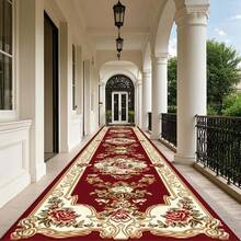 1pc Red Vintage Bohemian Style Persian Floral Pattern Runner Rug, Hallway Long Carpet, Rug, Runner Rug, Area Small Rug, Mat, Home Decor, Area Rug, Living Room Area Rug, Living Room Home Decor, Room Decor, Washable Carpet - Multicolor - View 5