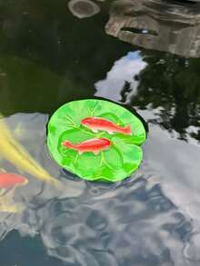 1個可愛錦鯉魚花園雕像，可愛樹脂漂浮池塘與泳池裝飾，戶外仙女花園裝飾品，迷你睡蓮景觀裝飾，禪意花園配件，可愛庭院裝飾，魚類愛好者禮物 - 多色3 - 查看 6