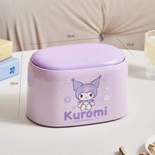 SANRIO 1个/套 可爱KT猫桌面垃圾桶，卡通高品质按压式卧室儿童书桌垃圾桶 - 彩色 - 查看 8