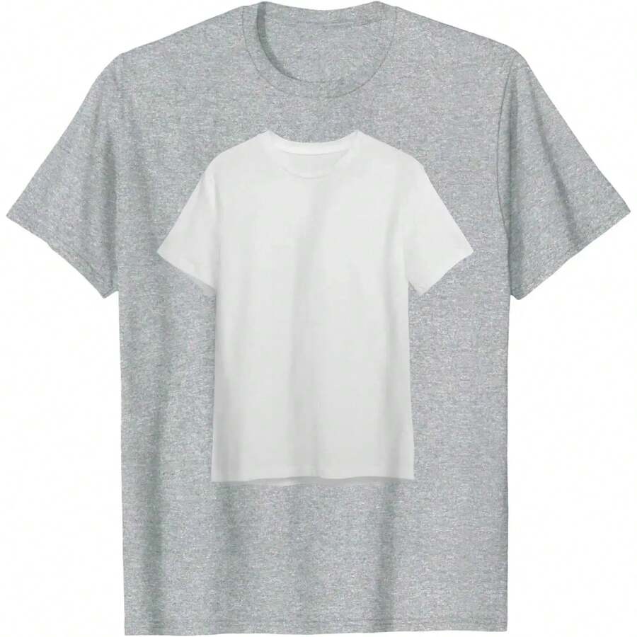 Camiseta Divertida con Meme / Ropa Weirdcore / Extrañamente Específica / Camiseta Irregular / Camiseta Atrevida / Camiseta de Broma / Ropa Unisex de Algodón para Hombre - Gris Claro - Ver 1