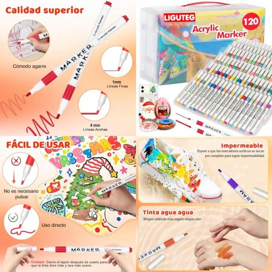 Markers - White - View 1