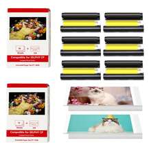 Replacement For Selphy CP1500 CP1300 Photo Paper And Ink Cartridge, Replacement For Selphy CP1300 CP1200 CP1000 Wireless Photo Printer, 2 Ink Cartridges And 72 Sheets 10.16cm X 15.24cm Photo Paper - View 10