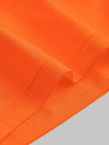 Blusa de verano con tirantes anchos, detalle de retorcido en la parte delantera y tirantes anchos - Naranja - Ver 5