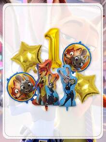 Disney Bộ bóng bay số chủ đề Zootopia cao cấp, bóng bay tráng bạc bền chắc với hình ảnh nhân vật và ngôi sao sống động, được làm từ chất liệu tráng bạc dày dặn, chống rách, có khả năng chịu được sử dụng nhiều lần. Các đường may được gia cố giúp ngăn ngừa bóng bị nổ trong quá trình bơm và sử dụng, đồng thời chất liệu tráng bạc được xử lý để chống phai màu do ánh nắng mặt trời. - Bóng bay - Xem 14