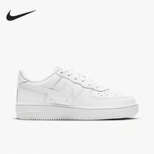 Nike 儿童帆布鞋，LE系列，简约百搭，防滑减震，耐穿低帮滑板鞋 - 白色 - 查看 2