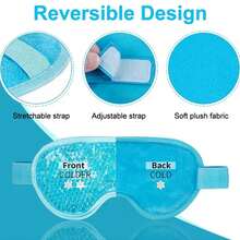 2pcs Highly Comfortable Gel Ice Eye Mask, Suitable For Both Men And Women. Great For Travel, Home Use Or Napping, An Ideal Gift For Sleep Lovers, Especially Suitable For Father's Day - Multicolor - View 3
