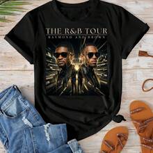 Raymond And Brown  The R&B Tour 2026 T-Shirt - Black - View 1