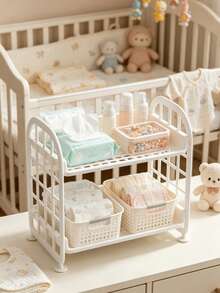 This Baby Room Desktop Storage Box Can Store Baby Diapers, Wet Wipes, Hair Accessories And Other Baby Supplies - Storage Rack - View 8