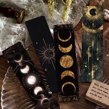 6/12/24pcs Mysterious Planet/Star Themed Bookmarks/Index Cards/Decorative Cards, Random Assorted Styles, Paper Art Bookmarks For Books, Novels, Textbooks - Rectangle - View 9