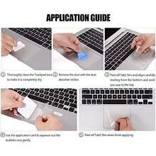 适用于MacBook Air 13.6英寸M4/M3/M2 A3240/A3113/A2681笔记本电脑的屏幕保护膜和触控板保护膜 - 查看 8