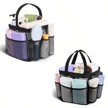 Mesh Shower Caddy, Summer Beach Swim Bag - Multicolor - View 6