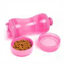 1pc Portable Dog Water Bottle, Pet Travel Water Dispenser, Outdoor Dog Water Container, Carry-Along Dog Drinking Cup - Multicolor - View 4