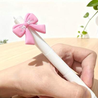 510 chiếc bút bi rút màu hồng dễ thương, kiểu dáng nữ tính Nhật Bản, bút bấm cầm tay tiện dụng, thích hợp cho nhật ký, ghi chú, lập kế hoạch hàng ngày, một món quà văn phòng phẩm dễ thương lý tưởng.