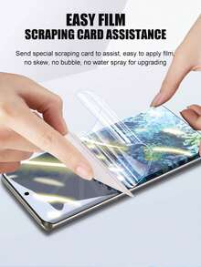 2pcs Full Coverage Soft Hydrogel Screen Protector Film, For Huawei P30/P30 Pro/Mate20/Mate30/P40/Mate20 Pro, Phone Screen Protector, Phone Accessories, Waterproof Shockproof Anti-Fall, Anti-Scratch Anti-Fingerprint - Clear - View 9