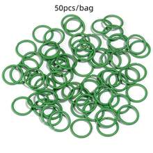 50pcs Iron Colored Closed Jump Rings, Macaroon Color Open Rings, Handmade Jewelry Accessories Flat Open Connectors, DIY Jewelry Making Linking Rings - Single-loop Opening - View 21