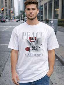 Men's Oversized T-Shirt

Give Your Style A Modern Twist With Our Oversized T-Shirt, Perfect For Any Occasion. - White - View 2