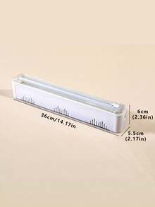 Papel Film Adhesivo de Cocina, Rollo Desechable de Plástico, Película de Plástico para Alimentos, Dispensador Magnético de Plástico con Cortador, Cortador de Papel Film Adhesivo, Adecuado para Cocina, Restaurante, Accesorios de Cocina, Suministros de Cocina, Herramientas de Cocina - Multicolor - Ver 12
