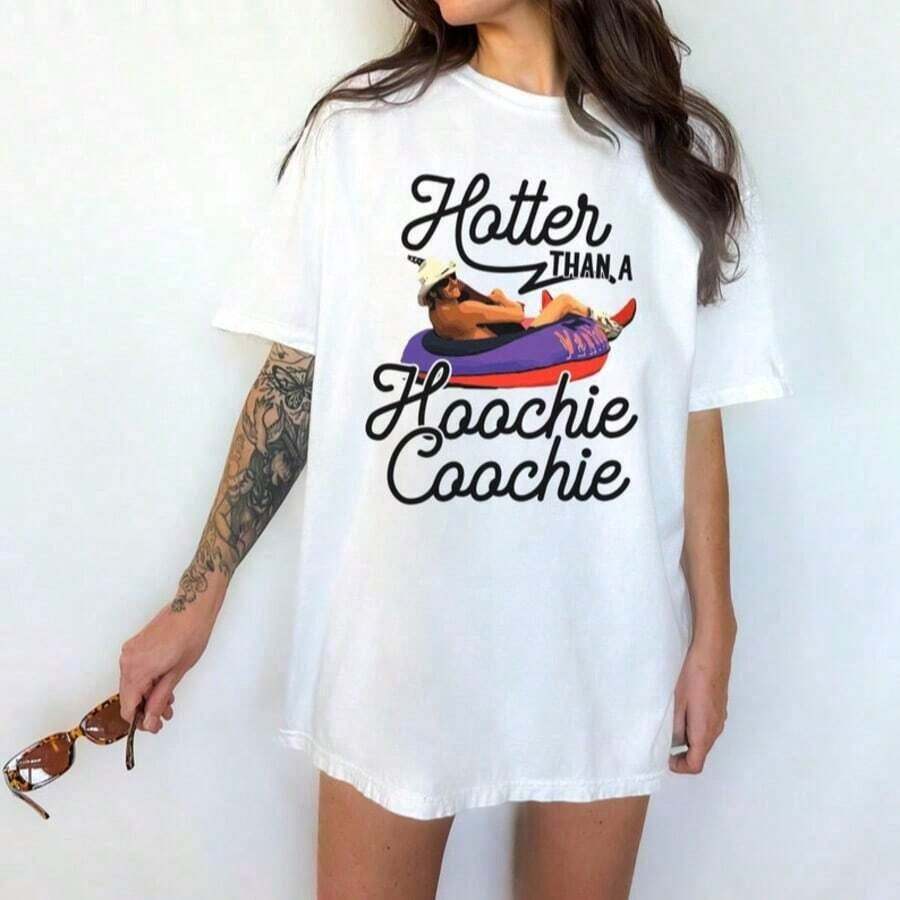 'Stronger Than A Mother' Printed T-Shirt For Women, Mothers, Mom, Modern, Cute, Housewife, Women's Blouses Shirt - 白色 3 - 查看 1
