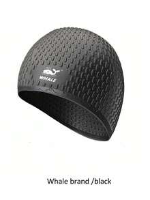 Unisex Waterproof Swimming Cap - High Elasticity, Ear Protection, Long Hair Coverage - Large Size Elastic Silicone Diving Cap, Silicone Swim Cap, High Elasticity, Thickened Design Suitable For Long And Short Hair, Keeps Hair Dry, Easy To Wear And Take Off, Suitable For Outdoor Water Sports, Durable Swimming Accessory - Perfect Choice For Valentine's Day And Carnival - Multicolor - View 10