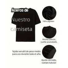 ¡Novedad! Blusa de manga corta para mujer, diseño liso, ideal para estar en casa o para uso casual. Oferta por tiempo limitado. Preciosa blusa, cómoda y de largo regular. Lavable a máquina. - Negro - Ver 5