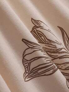 Estilo Y2K, estilo moderno, lo más nuevo de 2026, estilo lindo, estilo casual. Estilo Y2K, estilo moderno, lo más nuevo de 2026, estilo lindo, estilo casual.  Camiseta de manga corta con estampado de flores "CHISPAS DE LUZ 2003 A LA LUZ DEL SOL", Tiempo de ocio, Camisetas gráficas180g(S-XXXL)180g(S-XXXL) - Beis 2 - Ver 7