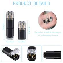 Double-Wire Plug-In Connector With Locking Buckle, Quick-Clip Fasteners, Multi-Purpose Blocks For Strip Lights DIY Crafting, Low Voltage Wire Connectors - A - View 5