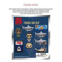 Monogram 1pc JAWS Official Licensed PVC Blind Bag 3D Character Pendant Keychain, Including Sheriff Brody, Bruce The Shark And Other Collectibles, Suitable For Backpack Decoration And Gifts, Produced By - Multicolor - View 7