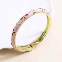 14K Gold Plated Fashionable Casual Versatile Commute Vintage Colorful Bracelet For Women - Yellow Gold - View 28