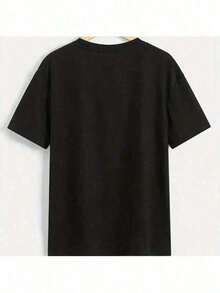 1 pieza Camiseta de Mujer Harrys House, Algodón, Verano, Manga Corta con Gráficos de Manga, Suave, Originalidad, Camiseta Slice Of L, Camiseta Unisex Esencial - Estilo Streetwear Ajustado y Atemporal, Ropa de Mujer, Atuendo de Año Nuevo para Mujer, Camisetas 100% Algodón, Todos los diseños están impresos. Unisexo. Ropa deportiva estilo Y2K, cuello redondo, 100% algodón, tejido suave, manga corta. - Negro - Ver 2