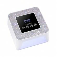 LIMEGIRL 鑽石美甲光療燈 36W UV LED 美甲烘乾燈 – 智能定時 10/30/60/99s 快速固化凝膠指甲油美甲機，專業 USB 美甲燈，適用於居家和美甲沙龍 - 彩色 - 查看 8