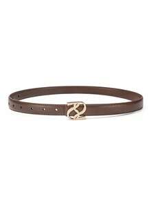 1/2pcs New Women's Smooth Buckle Leather Belt, Minimalist Multi-Color Fashion Waistband, All-Match Casual Belt, Elegant Decorative Accessory Perfect For Jeans, Pants, Dresses And Daily Street Outfits - Multicolor - View 12