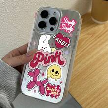 Funda para iPhone Keep Smiling, funda para teléfono 11 13 15 16 14 Plus Pro Max, funda con purpurina para teléfono 12 X XS MAX XR 7/8PL CR1N - Caso 1 - Ver 7