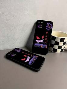 Tema de carreras callejeras de  moradofunda de teléfono Fundas compatibles con ,Apple,VIVO,OPPO,,, y Honor.Fabricadas en silicona TPU,ofrecen protección contra golpes y caídas. - Negro - Ver 7