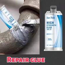 JUE FISH Keo trám kín kim loại chống thấm nước 85ml: Keo epoxy sửa chữa kim loại, keo dán AB dùng trong ngành đúc, chất kết dính kim loại chống thấm nước. - Keo AB - Xem 4