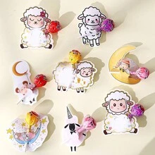 40pcs Sheep Shaped Lollipop Cards, Suitable For Eid, Weddings, Back To School Parties And Indoor Decor. It Also Includes Lollipop Decor Cards, Candy Packaging Cards And Lollipop Card Papers, Which Can Be Used For Gender Reveal Parties, Holidays, Weddings, Birthday Parties And Baby Shower Gifts. - A - View 3