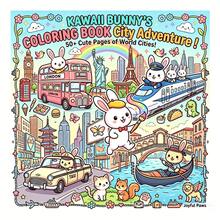 Cute Rabbit - Coloring Book: City Adventure - YH-020 - View 9