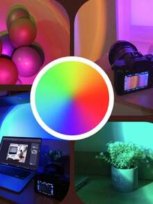 Proyektor Lampu Matahari Terbenam, Lampu Matahari Terbenam RGB, Lampu Suasana Visual Romantis, Colokan USB dengan Kontrol Jarak Jauh, Lampu Malam Lantai Proyektor LED, Cocok untuk Fotografi, Selfie, Suasana Siaran Langsung, Lampu Dekorasi Ruang Tamu dan Kamar Tidur - cahaya polikromatik - View 9