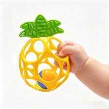 最佳新生兒禮物：柔軟抓握球鈴 - 水果造型設計 - 感官發展玩具，增強手部抓握能力 - 彩色 - 查看 8