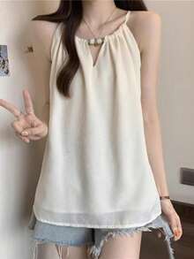 Women Tops - Apricot - View 6