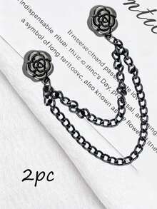 Pants Leg Anti-Drag Adjuster Clips, Magnetic Buckle Detachable Chain Fixator For Pants That Are Too Long - A - View 18