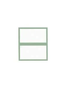 1/20/40 pezzi Biglietti segnaposto piegati verde salvia, biglietti segnaposto con bordo verde perfetti per la stagione dei matrimoni, feste di compleanno, biglietti di ringraziamento, etichette per buffet, tavoli da banchetto, feste cocktail, biglietti di benedizione, biglietti segnaposto in carta kraft - Verde - Visualizzare 12