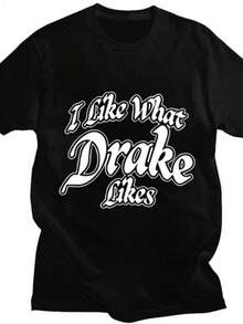 Rapper Drake Music Album for All The Dogs T-Shirt Men Women Hip Hop Fashion T Shirt Cotton Oversized Casual Tee Shirt Streetwearblusas para mujer playeras de mujer vestidos casuales para mujer y2k playeras deportivas para mujer verano camisetas ropa de mujer Fashion Perfect For Daily - Negro - Ver 6