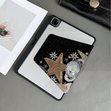 1 chiếc ốp lưng máy tính bảng đính đá lấp lánh in hình mặt trời và sao trên bầu trời, có ngăn đựng bút, tương thích với iPad thế hệ thứ 10 10.9 inch 2022 Smart Case/ Air 13 (M3 2025)/ Air 11 (M3 2025)/ Air 11 (M3 2025)/ 11 (A16 2025), tương thích với Oppo Pad, Matepad, Vivo Pad, Honor Pad, Xiaoxin Pad. - Nhiều màu - Xem 5