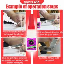 LOOLIFL High Strength Welding Oil-Based Super Glue, Universal Transparent No-Trace Repair Adhesive, Instant Bonding For Wood, Metal, Plastic, Leather, Glass, Resin, Rubber Repair, Ceramic Home Maintenance - YXJ - View 5