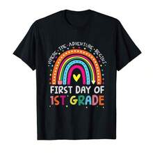 Camiseta unisex de manga corta, Donde El Aventura Comienza Primero Día De 1º Grado Maestros Camiseta Fortops de mujer,  Gráfico Camiseta Dulce Diseño, Verano Informal Desgaste, Caliente Clima Wear,camisetas para mujer,camisetas para hombre,playeras de hombre,,y2k,spiderman,regalos para Eso novio,Retro Vintage,playeras de hombre gimnasio, spiderman,  Campeonato Mundial 2026 Camiseta ,,regalos para Eso novio, - Negro - Ver 6