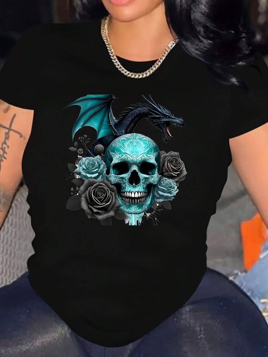 Women T-Shirts - Black - View 1