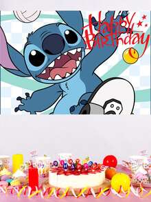 Disney Phông nền sinh nhật in hình Stitch Aloha, với thiết kế rực rỡ lấy cảm hứng từ vùng nhiệt đới cùng nhân vật biểu tượng và dòng chữ "Chúc mừng sinh nhật" nổi bật. Được làm từ chất liệu vải nhẹ, bền với hình in sống động, chống phai màu, phông nền chống nhăn và có thể tái sử dụng này rất lý tưởng cho các bữa tiệc sinh nhật theo chủ đề, chụp ảnh kỷ niệm hoặc trang trí bàn bánh, mang đến không khí Hawaii vui tươi, hoài cổ cho bất kỳ lễ kỷ niệm nào. - Nhiều kiểu dáng - Xem 4